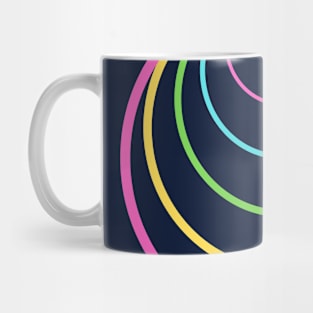 Wave Circle Tecture Mug